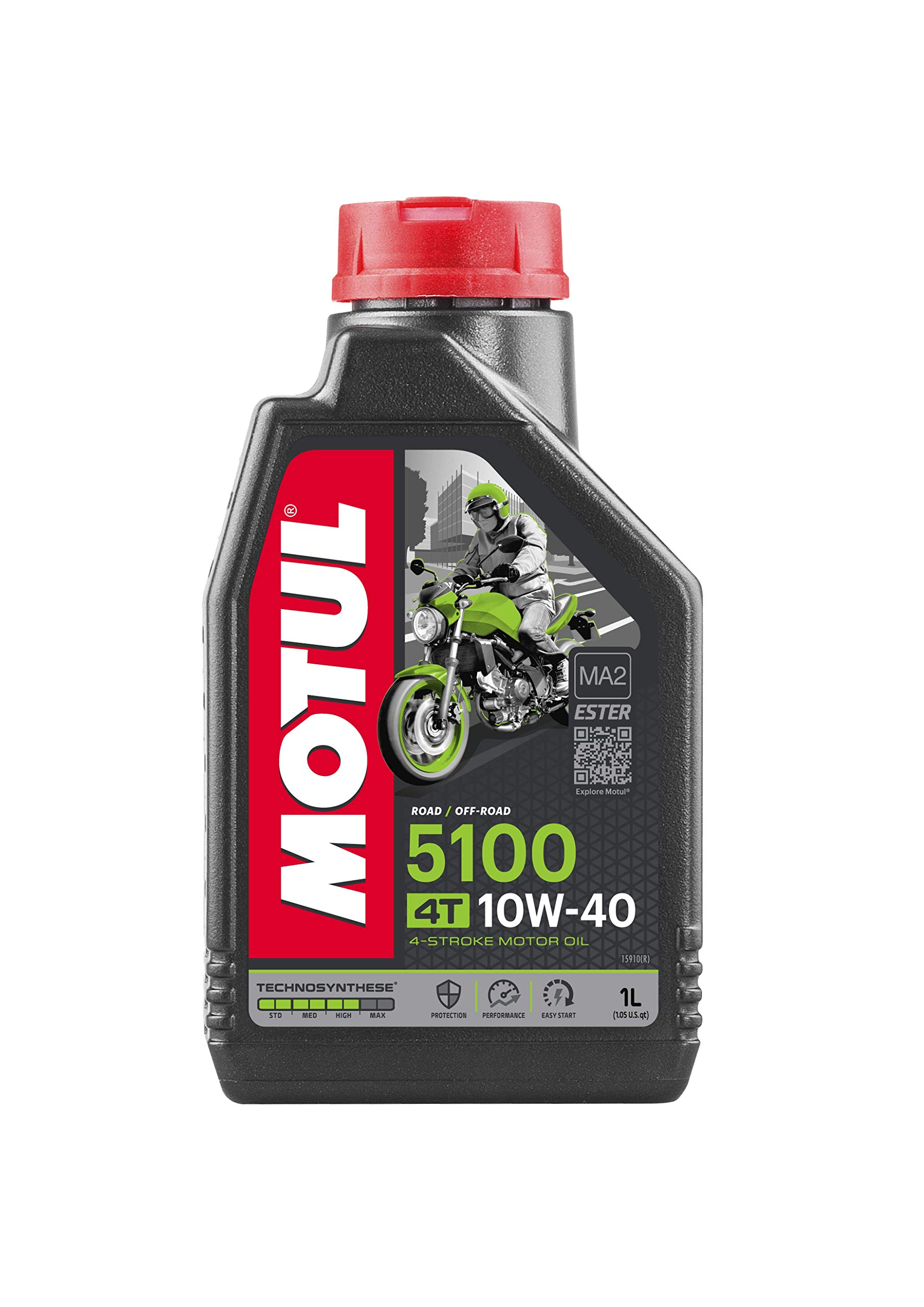Motul 104066 Engine Oil - High Performance Synthetic Motor Oil for Cars, Trucks & Motorcycles | Ideal for Daily Commuting, Racing & Extreme Driving Conditions