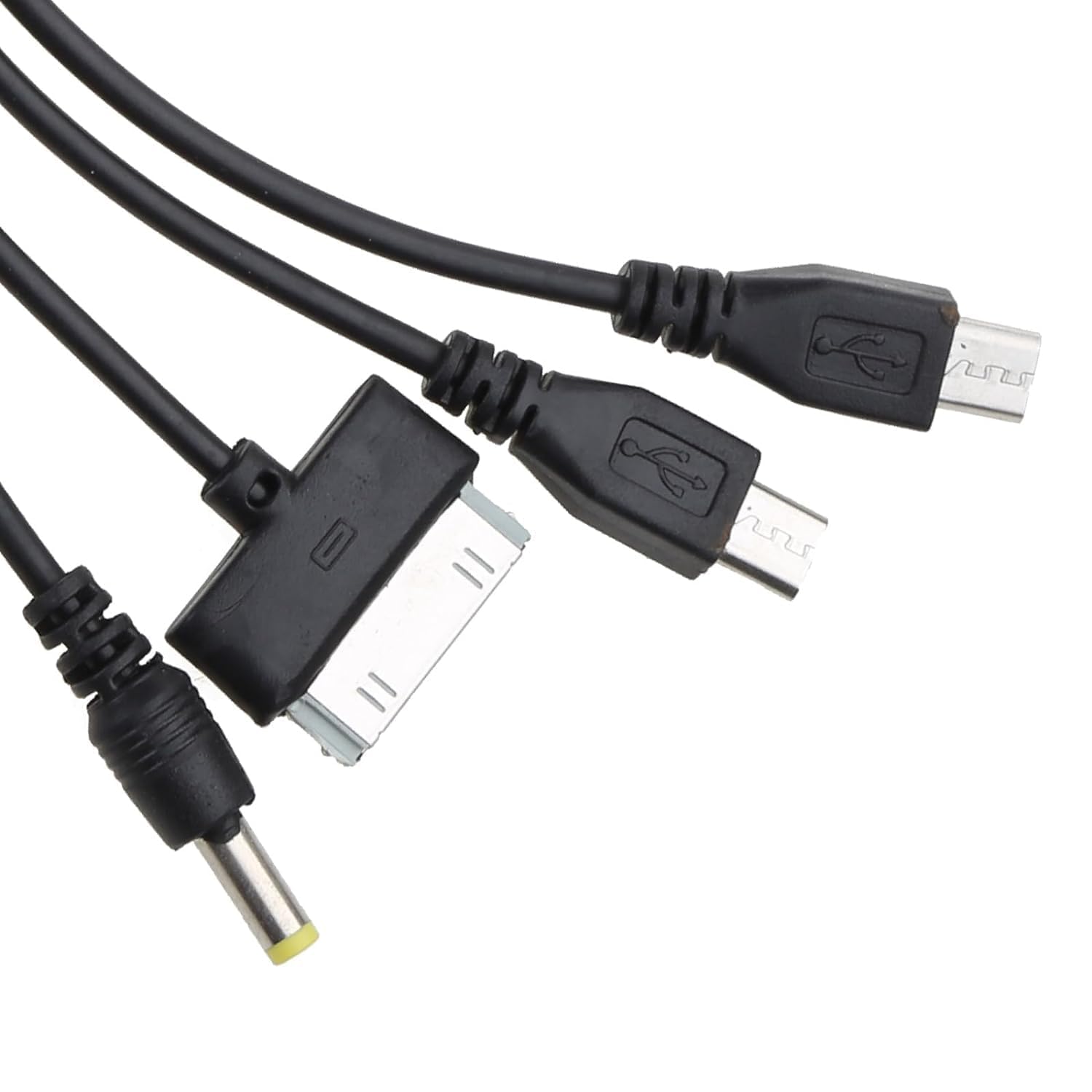 10-in-1 Universal USB Charging Cable - Multi-Device Fast Charger for iPhone, Android, Earphones & Speakers (20cm/7.87in) - Perfect for Travel, Office & Home Use