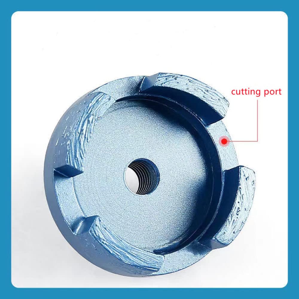 45mm Dry Grinding Wheel Stone Hole Opener - Road Stud Processing & Flower Pot Making Tool for DIY Stone Carving and Crafting Projects
