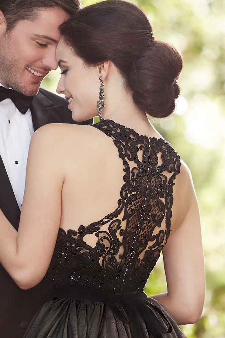 Martina Liana Black Sanja Skirt - Elegant Wedding Bridal Skirt for Bride & Bridesmaids | Perfect for Formal Dinners & Special Occasions