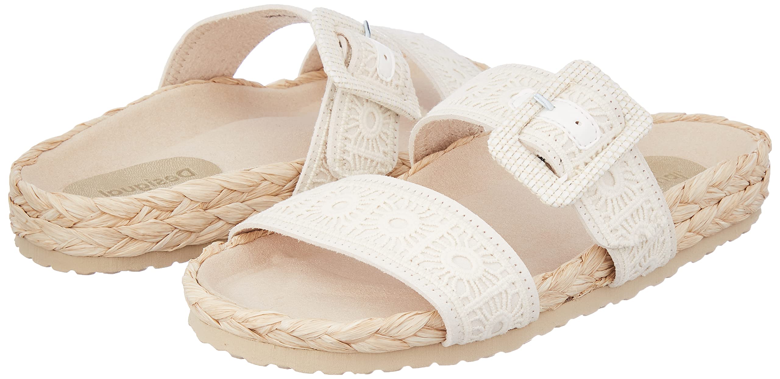 Desigual Women's Comfortable Beach Sandals - Lightweight & Stylish Summer Flip Flops for Walking, Travel, and Poolside Relaxation