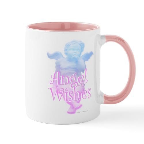 White/Pink Inside - Angel Wishes Mug