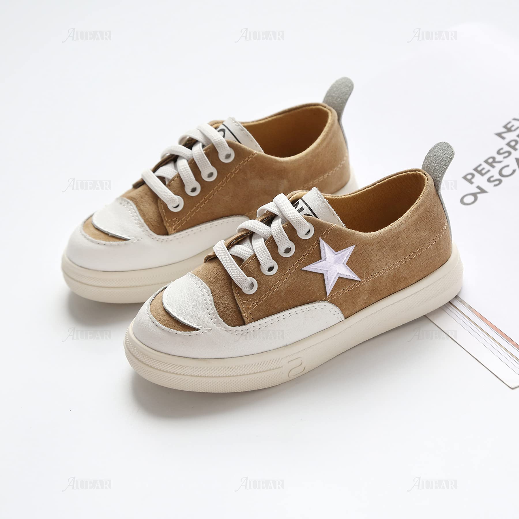 AUEAR 24 Pack White Star Iron On Patches - Embroidered Mini Sew On Appliques for Clothes, Jackets, Shoes | DIY Craft, Costume Design, Denim Repair