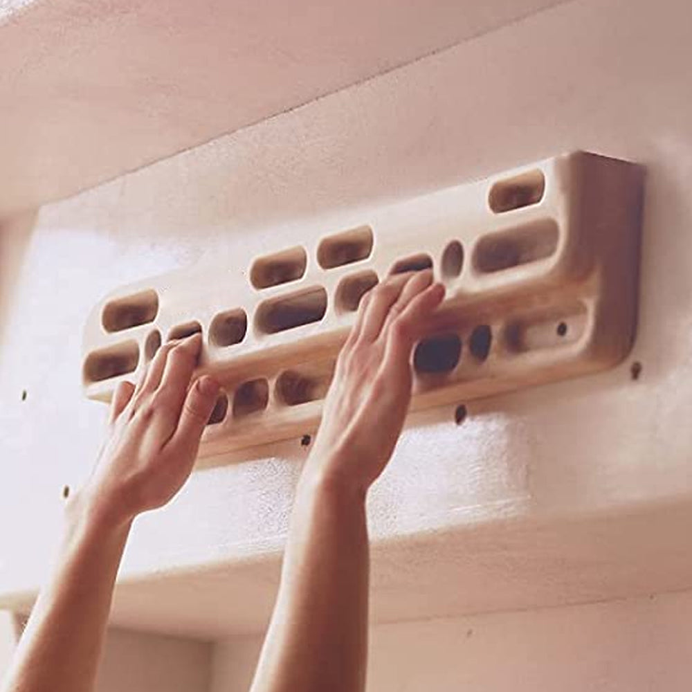 XM FITNESS Wooden Hangboard for Rock Climbing & Finger Strength Training - Perfect for Home Gyms & Climbing Enthusiasts
