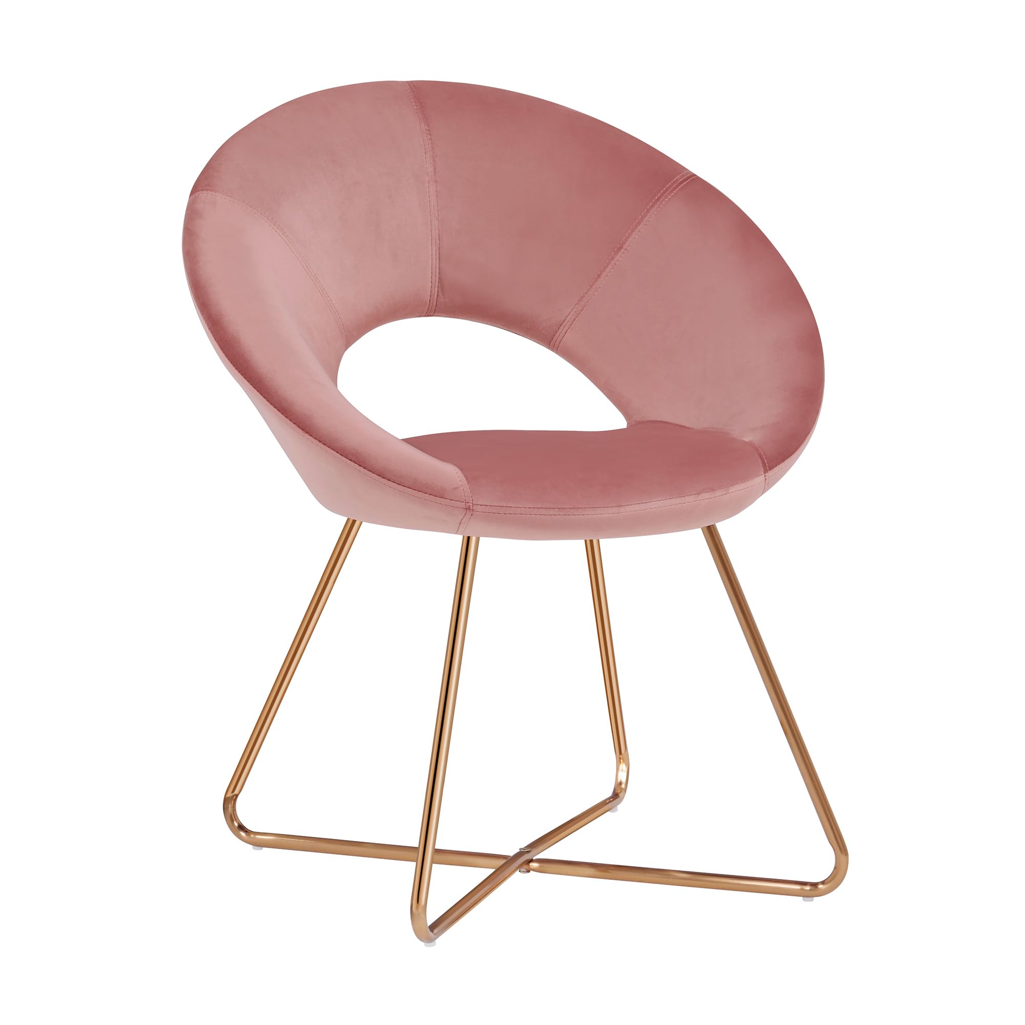 Velvet Fabric Dining Chair with Metal Legs - Modern Reception & Conference Chair in Multiple Colors (Model 439D) | Perfect for Home, Office, and Event Seating