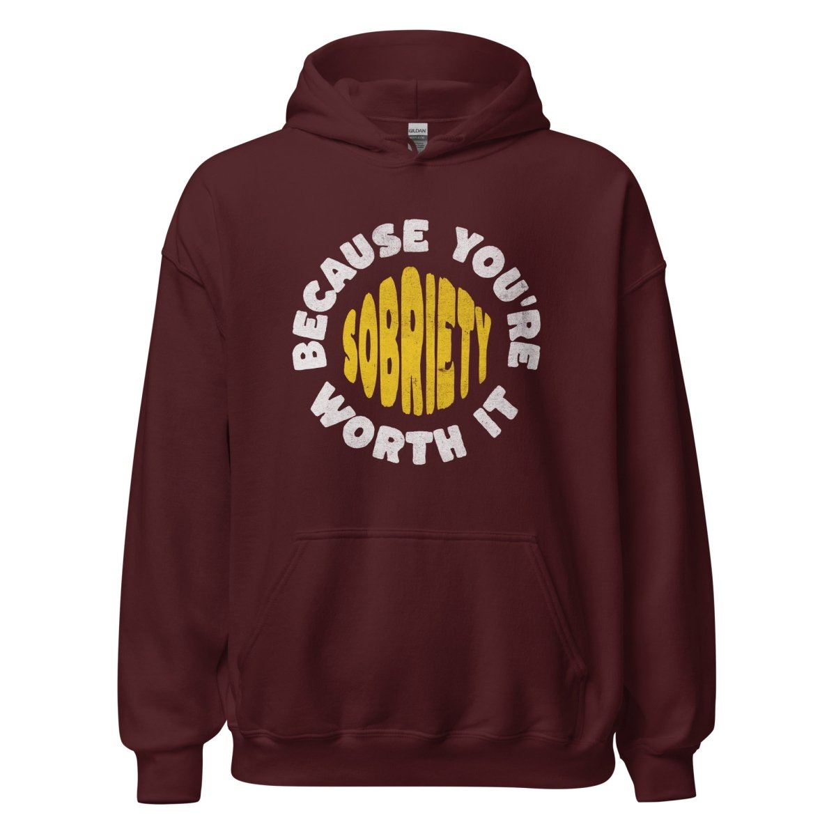 Empowering Sobriety Unisex Hoodie - Motivational Recovery Apparel for Men & Women - Perfect for AA Meetings, Sober Living & Daily Inspiration