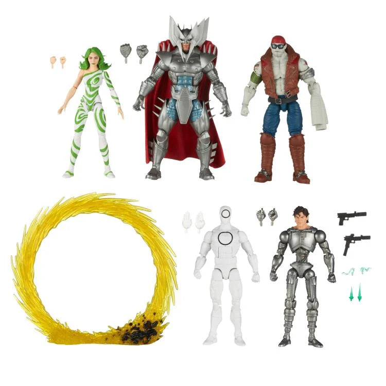X-Men 60th Anniversary Marvel Legends Villains Action Figure 5-Pack Set - Collectible Superhero Figures for Display, Gifts & Comic Book Fans