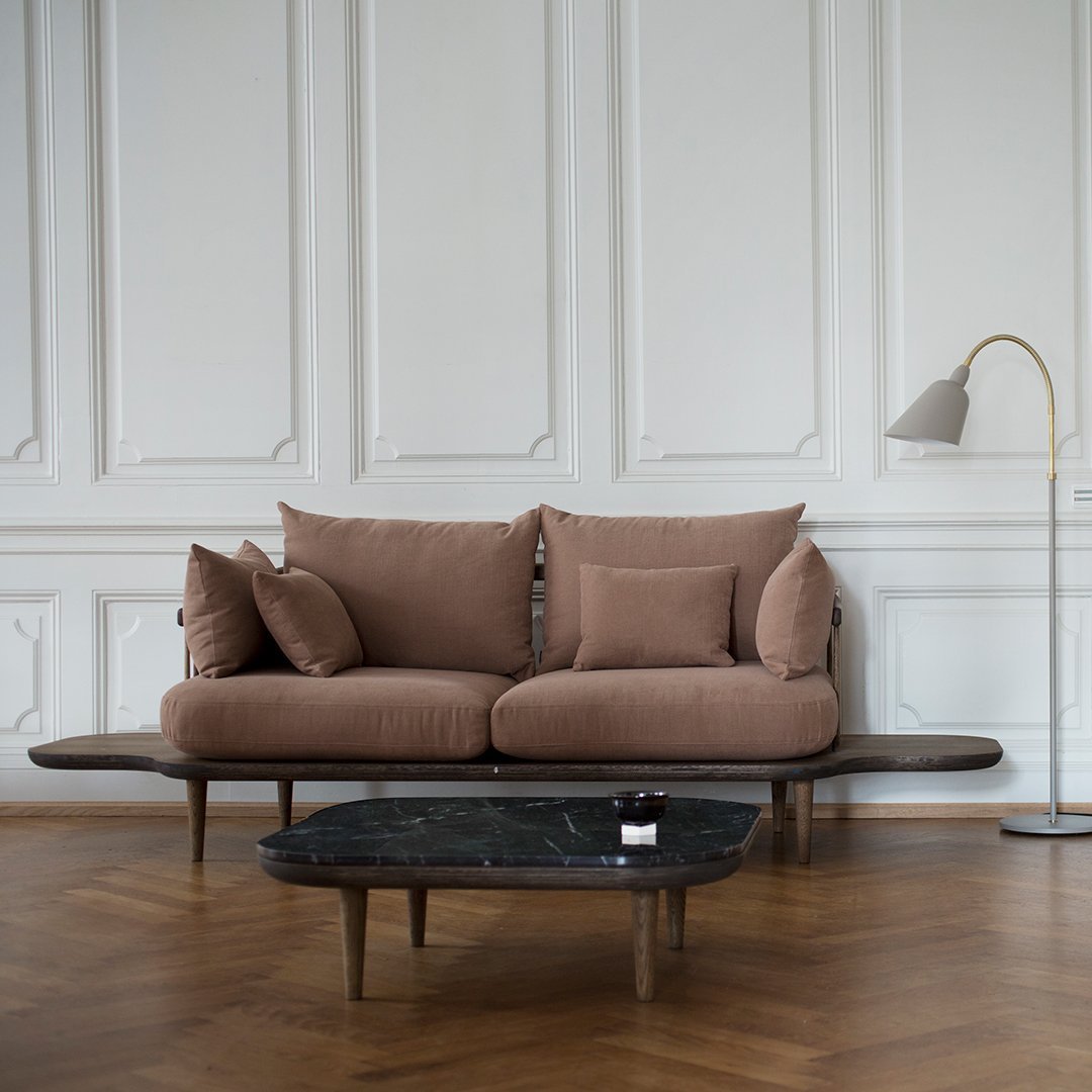 FLY SC3 2-Seater Sofa with Side Tables - Modern Living Room Furniture for Small Spaces | Perfect for Apartments, Condos & Cozy Home Decor