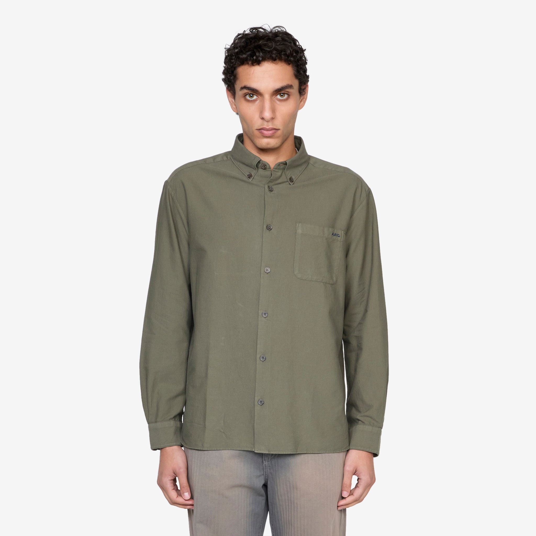 Mateo Logo Shirt in Forest Green - Stylish Casual Wear for Men | Perfect for Everyday Outfits, Streetwear & Lounge