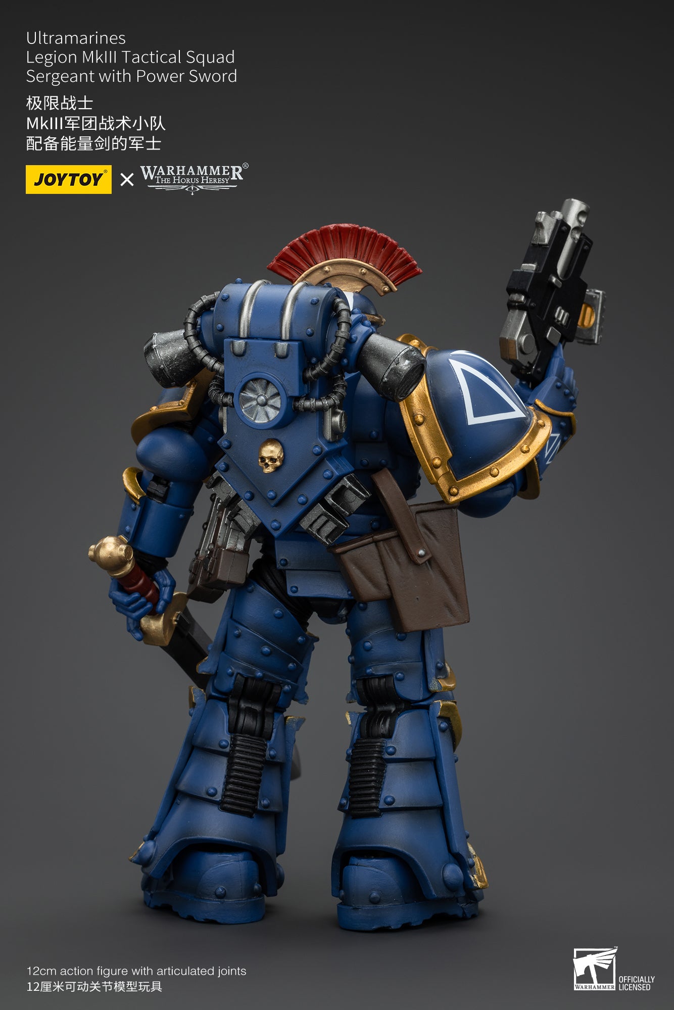 JOYTOY 1/18 Scale Warhammer The Horus Heresy Ultramarines Legion MKIII Tactical Squad Action Figures - Collectible Military Model Toys for Display, Gaming & Warhammer 40K Fans