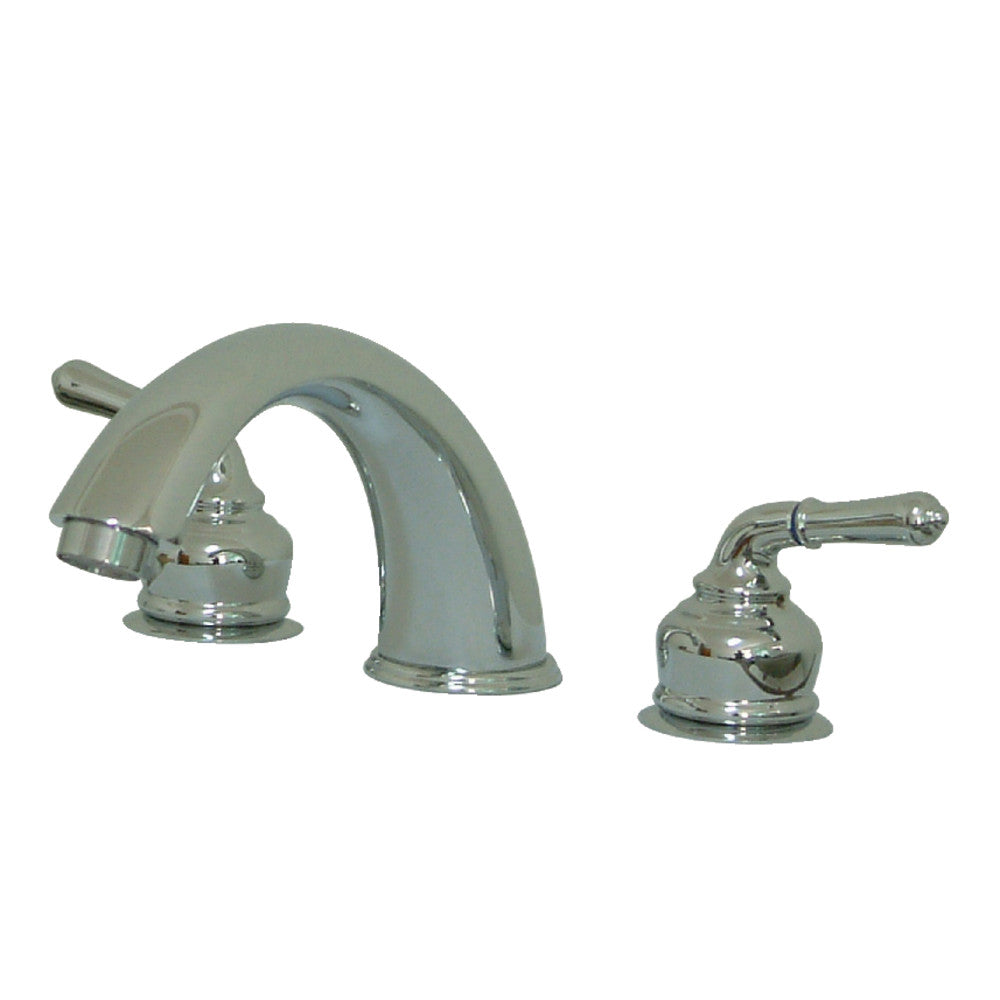 Kingston Brass KB362 Magellan Two Handle Roman Tub Faucet - Vintage Style Bathroom Faucet for Freestanding Tubs - Perfect for Luxury Bathrooms & Spa Retreats