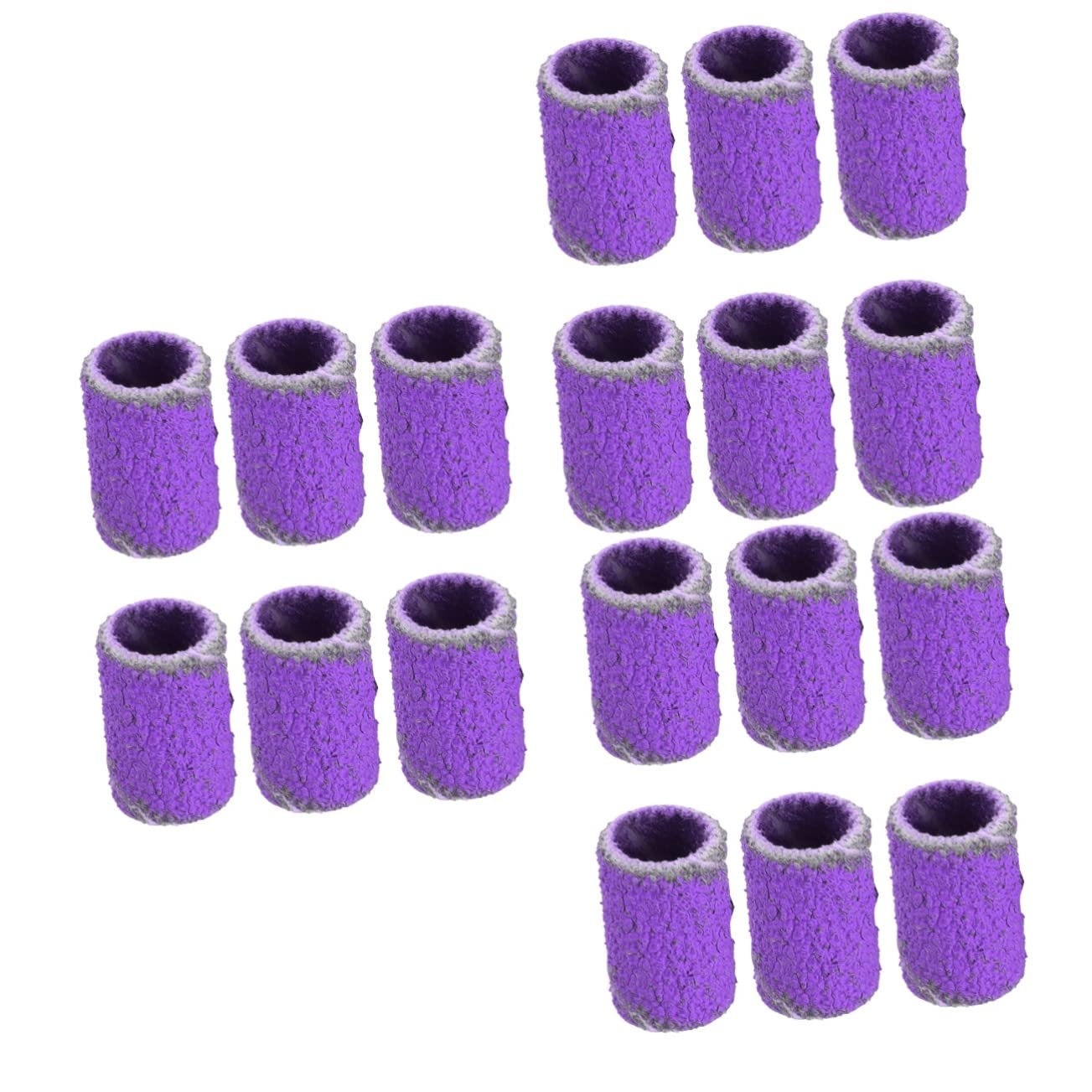 FOMIYES 100pcs x 3 Sets Nail Grinding Heads & Sanding Bands for Nail Drills - Professional Manicure & Pedicure Polishing Tools for Home Salon Use - Perfect for Acrylic, Gel, and Natural Nail Care