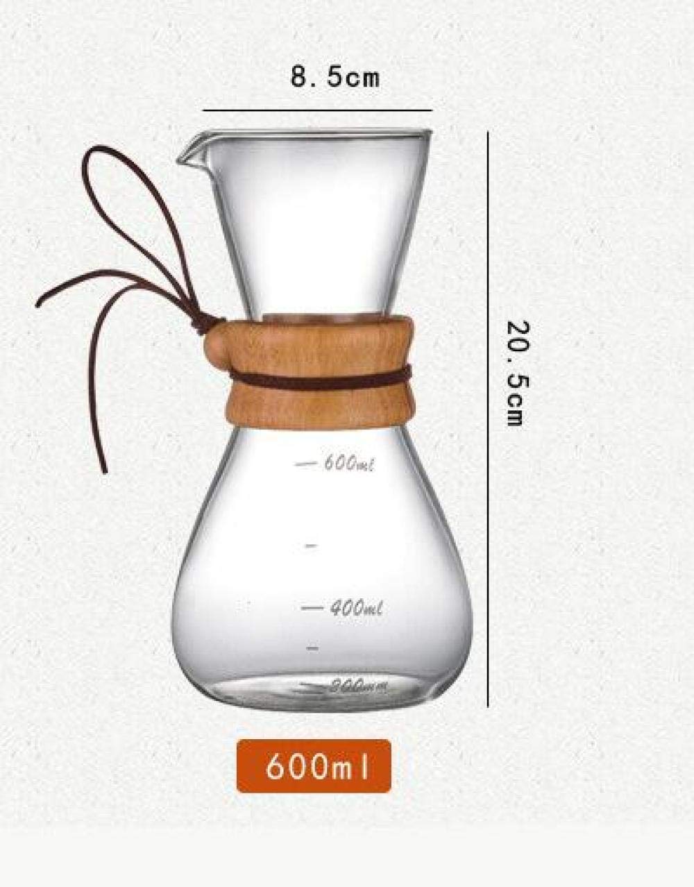 Stainless Steel French Press Coffee Maker with Heat-Resistant Glass Carafe - 600ml Cold Brew & Hot Coffee Maker for Home, Office, Camping - Includes Measuring Scale & Milk Frother for Perfect Coffee Every Time