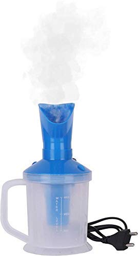 Mishrit 3-in-1 Face, Nose & Cough Steamer - Plastic Steam Vaporizer with Nozzle Inhaler, Facial Sauna & Steamer Machine for Adults & Kids - Perfect for Cold Relief, Sinus Congestion & Skincare at Home (Multicolor)