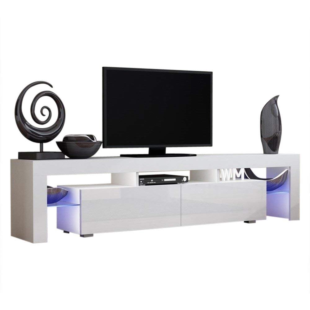 Milano 200 90 Inch TV Stand - Modern High Gloss 79