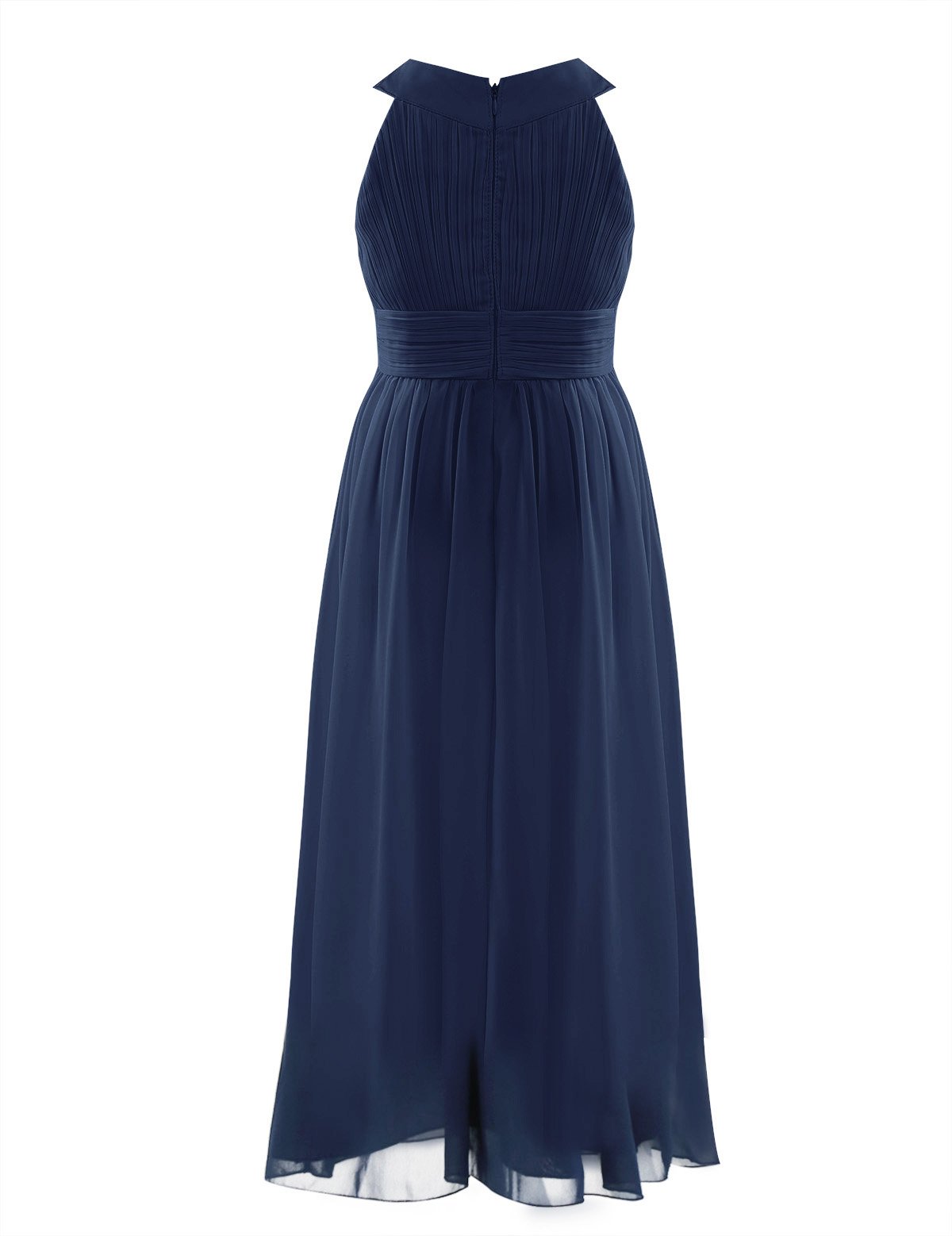 Hansber Girls Flower Girl Dress - Sleeveless Chiffon Princess Pageant Gown for Weddings, Birthday Parties & Special Occasions | Perfect for Bridesmaids, Flower Girls & Pageant Events