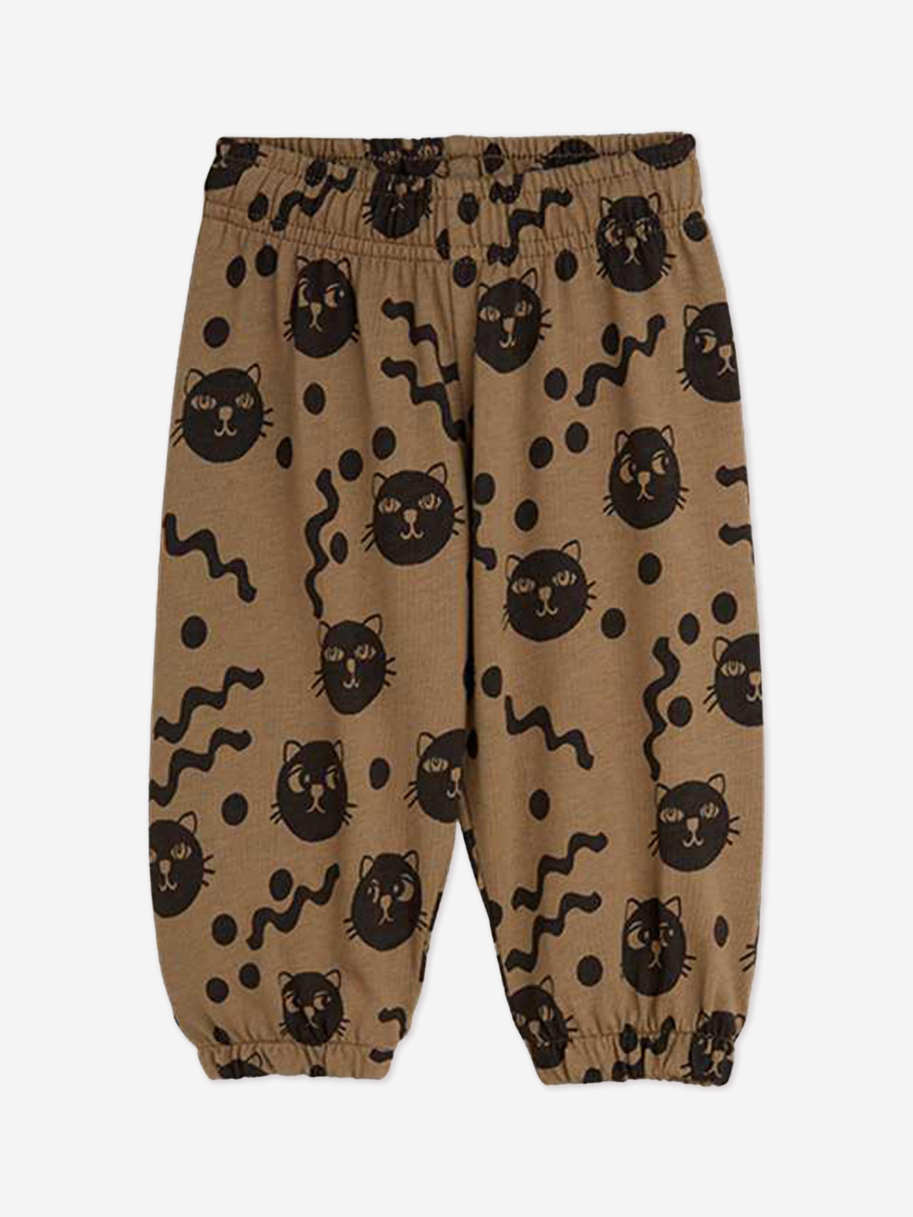 Adorable Brown Baby Cat Pants Set - Soft & Comfortable Kitten Outfit for Playtime & Photo Shoots