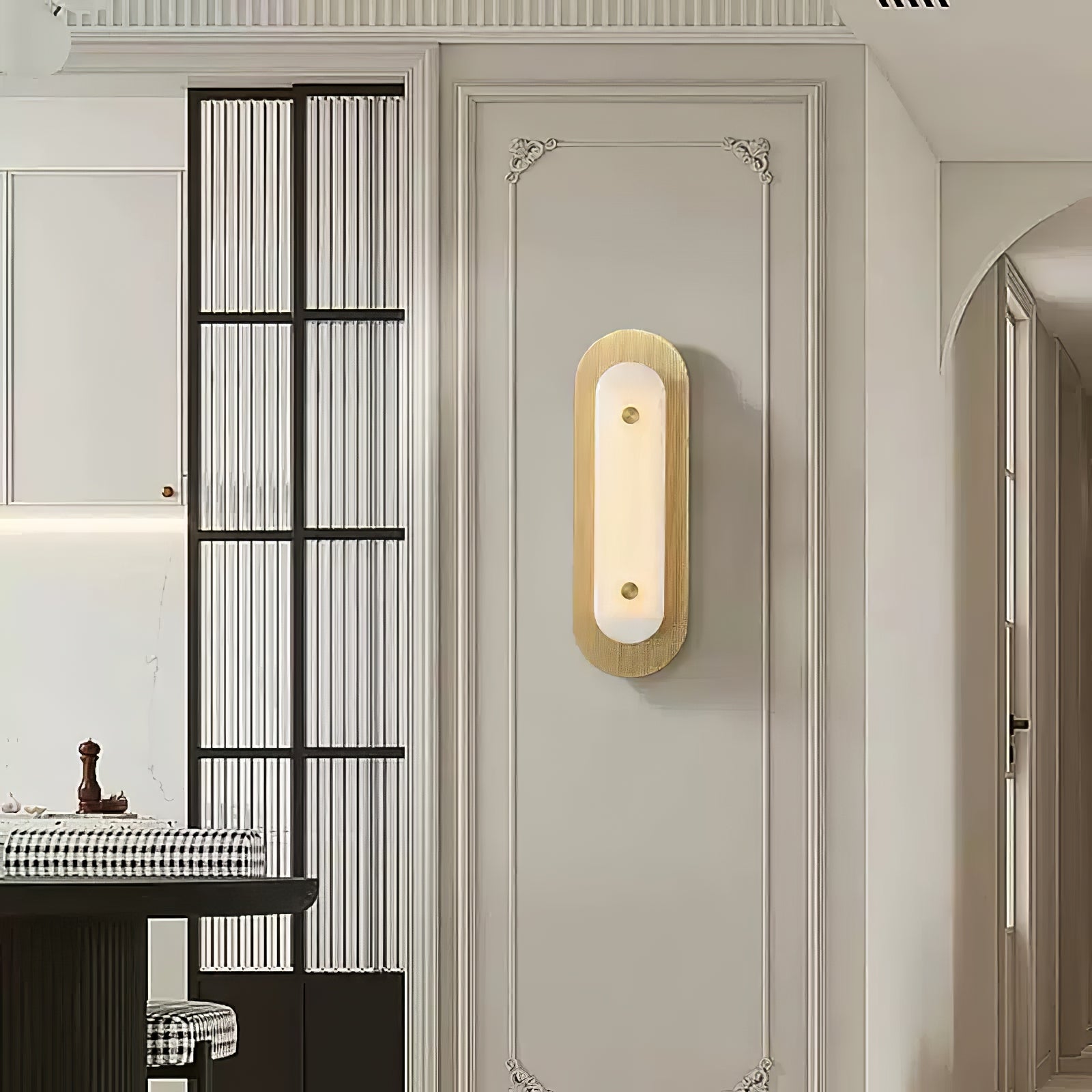Asher Horizon Wall Lamp - Modern LED Sconce Light for Bedroom, Living Room & Hallway - Dimmable Indoor Wall Lighting Fixture with Adjustable Arms - Perfect for Reading, Accent & Ambient Lighting