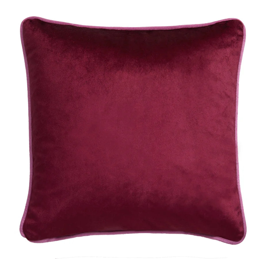 Laurence Llewelyn Bowen Birdity Absurdity Decorative Throw Pillow Cover - Pink Floral Design Home Decor for Living Room, Bedroom & Sofa