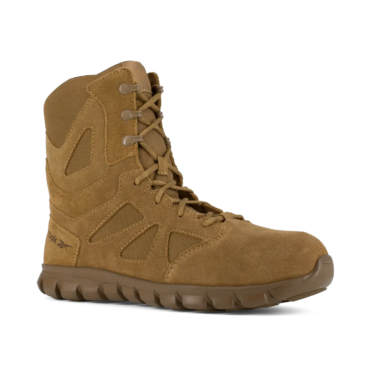 8 Inch Composite Toe Tactical Military Work Boots - Lightweight & Durable Safety Footwear for Construction, Hiking & Outdoor Work | Coyote Brown
