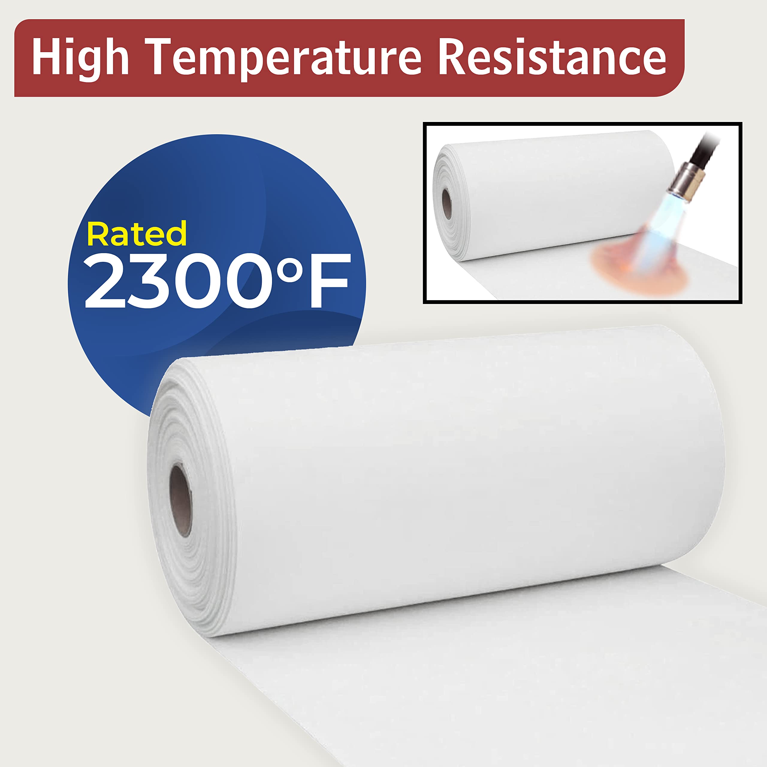 High Temperature Ceramic Fiber Paper - 3mm (1/8