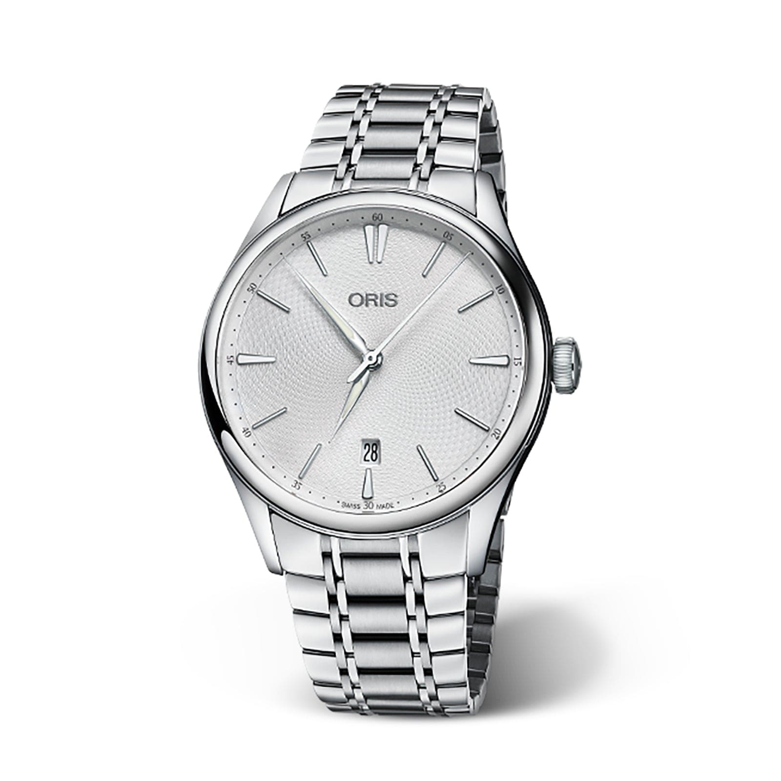 Oris Artelier Date Stainless Steel Watch for Men - Luxury Automatic Timepiece with Date Display | Perfect for Business, Formal Events & Everyday Wear