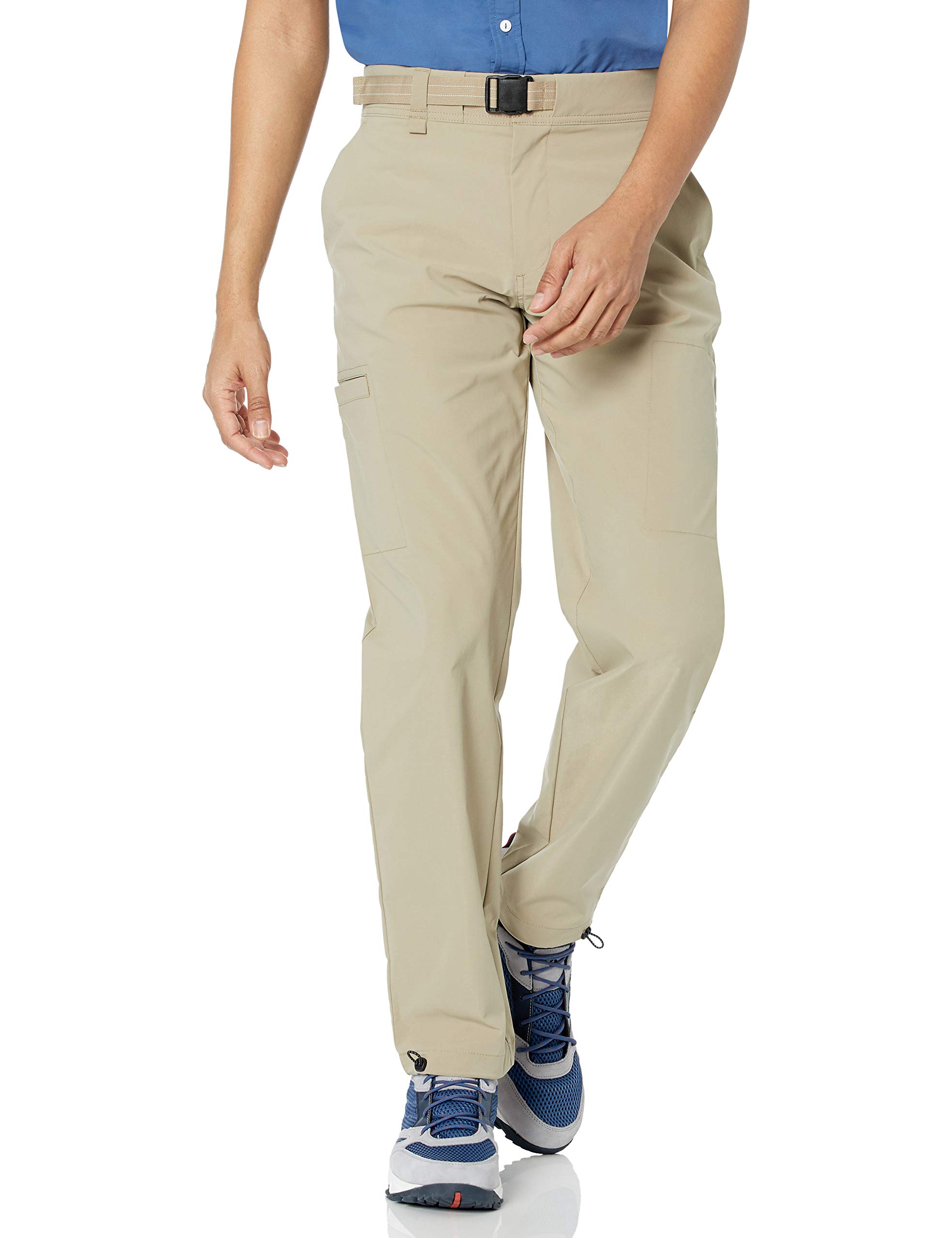 Amazon Essentials Men's Quick-Dry Hiking Pants with Belt - Lightweight Moisture-Wicking Outdoor Adventure Pants for Hiking, Camping & Travel