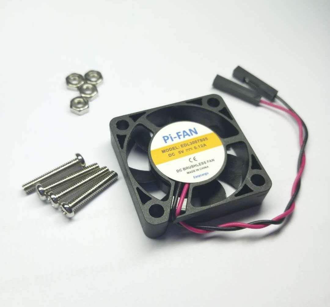 Raspberry Pi 4 Cooling Fan with Aluminum Heatsink Kit - High Performance Cooling Solution for Raspberry Pi 4B/4GB/8GB - Perfect for Gaming, Media Centers & DIY Projects