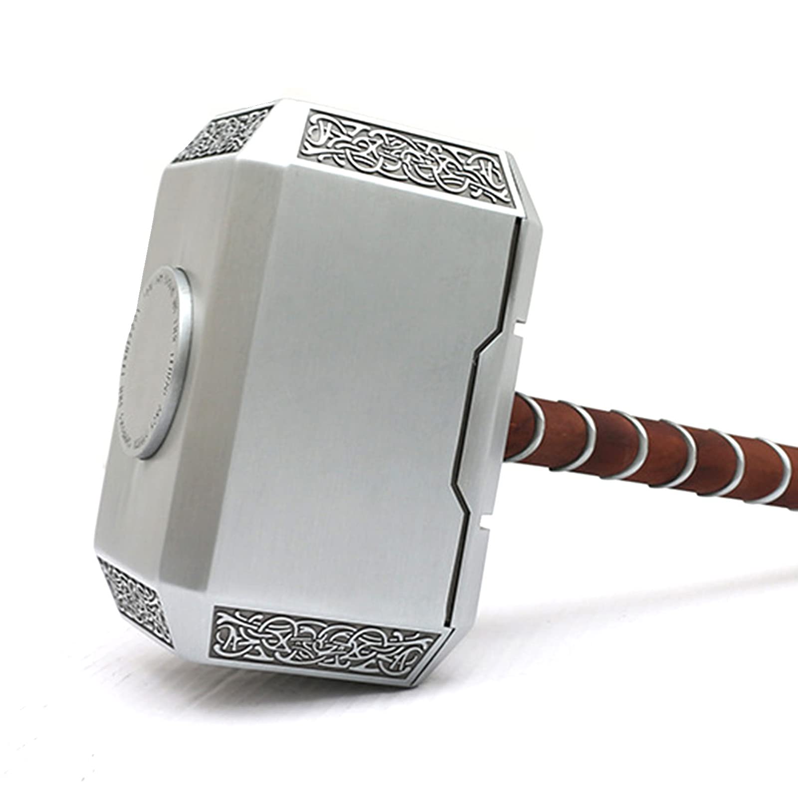 Thor's Hammer Mjolnir 1:1 Scale Metal Collectible - Perfect for Cosplay, Halloween Costumes & Marvel Fan Display