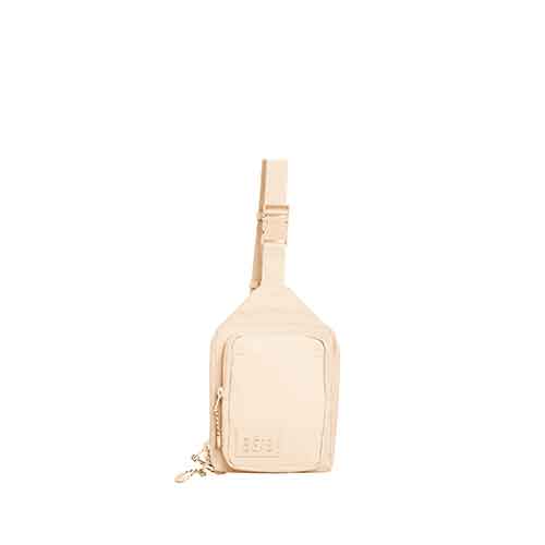 Premium Beige Sport Sling Bag - Lightweight & Durable Crossbody Bag for Running, Hiking & Travel - Perfect for Gym, Outdoor Adventures & Daily Use
