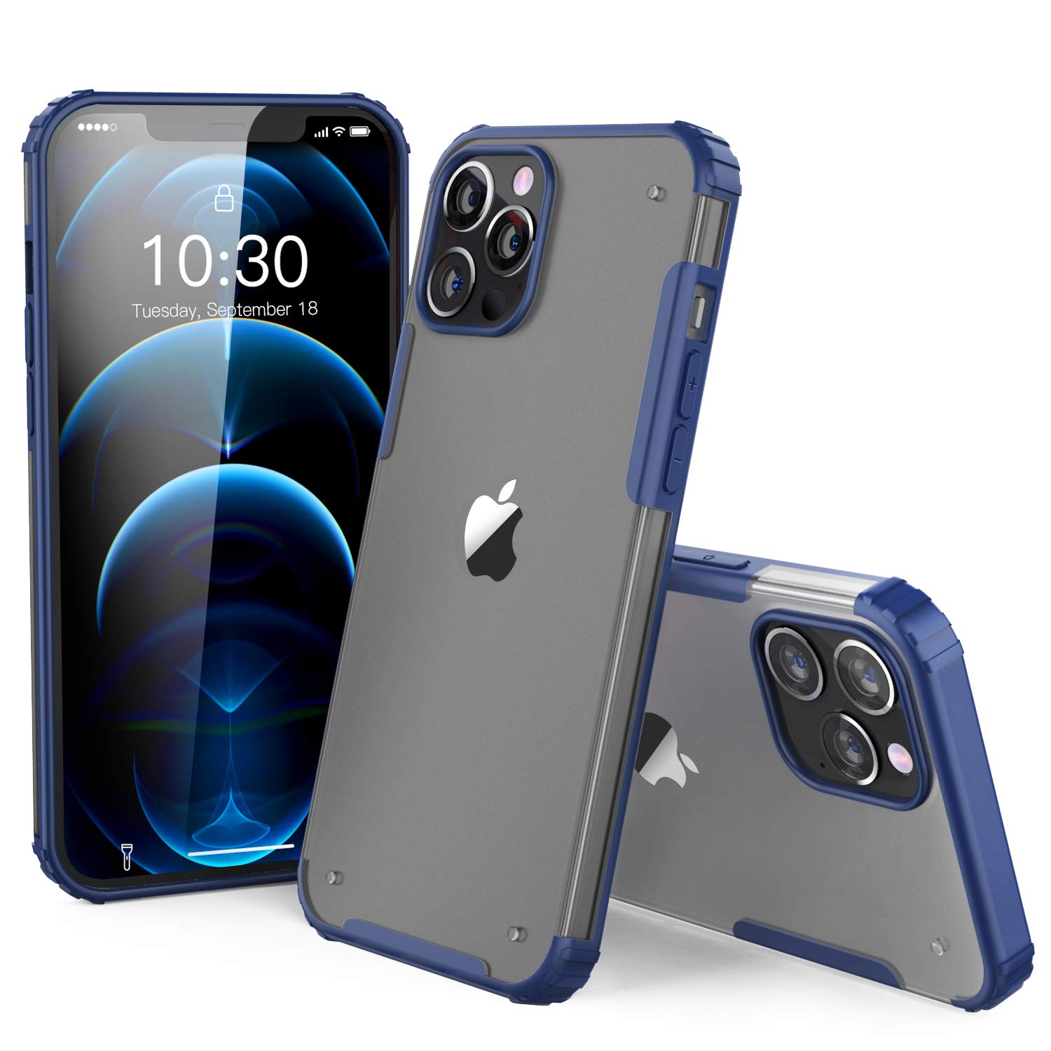 Ultra Thin Lightweight Shockproof Armor Hybrid Case for iPhone 13 Pro 6.1