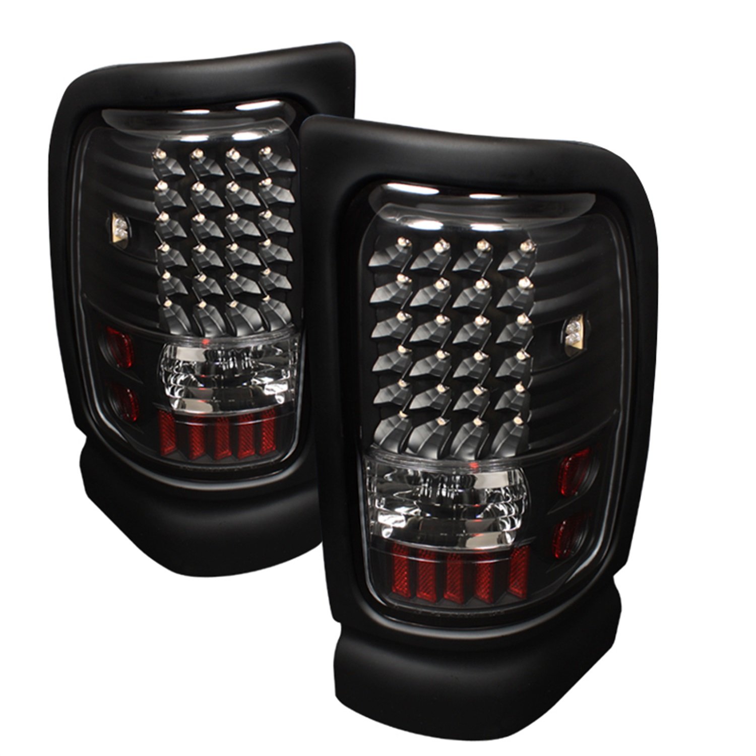 Spyder Auto ALT-ON-DRAM94-LED-BK Black LED Tail Lights for Dodge RAM 1500/2500/3500 Trucks - Upgrade Your Pickup's Style & Safety (Perfect for Night Driving & Off-Road Adventures)