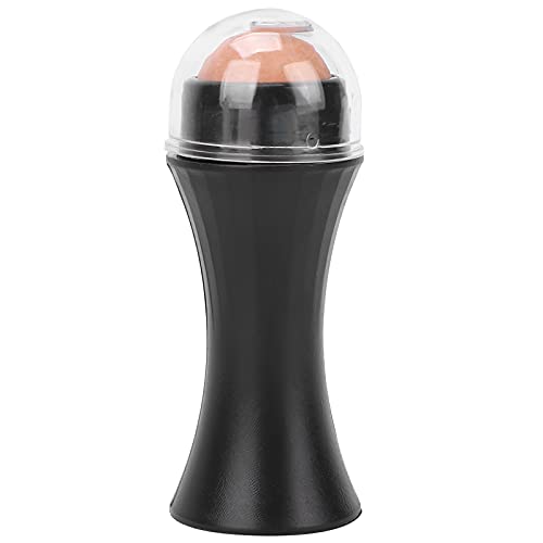 Oil Absorbing Volcanic Roller - Reusable Portable Face Massager for Oily Skin Control, Mini Facial Roller Stone with Replaceable Head - Skincare & Makeup Tool for Women & Girls | Perfect for On-the-Go Beauty & Home Spa Treatments