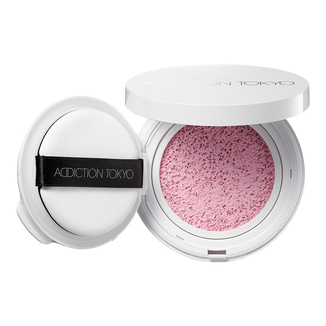 ADDICTION Skincare UV Touch Up Cushion SPF45 Refill - Sun Protection & Hydrating Makeup Base for Daily Use, Travel & On-the-Go Touch Ups