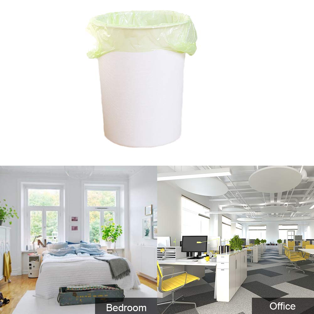Biodegradable Trash Bags 4-6 Gallon - Eco-Friendly Compostable Garbage Bags, Strong Recycling Wastebasket Liners for Kitchen, Bathroom, Office & Car (100 Count, Green) - Perfect for Sustainable Home & Commercial Waste Disposal