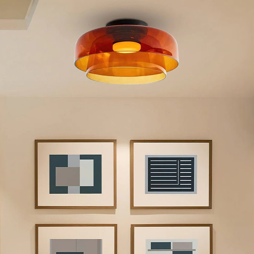 Modern LED Ceiling Light Fixture - Dimmable Flush Mount Lighting for Bedroom, Kitchen, Living Room | Energy Efficient Home & Office Lighting Solution