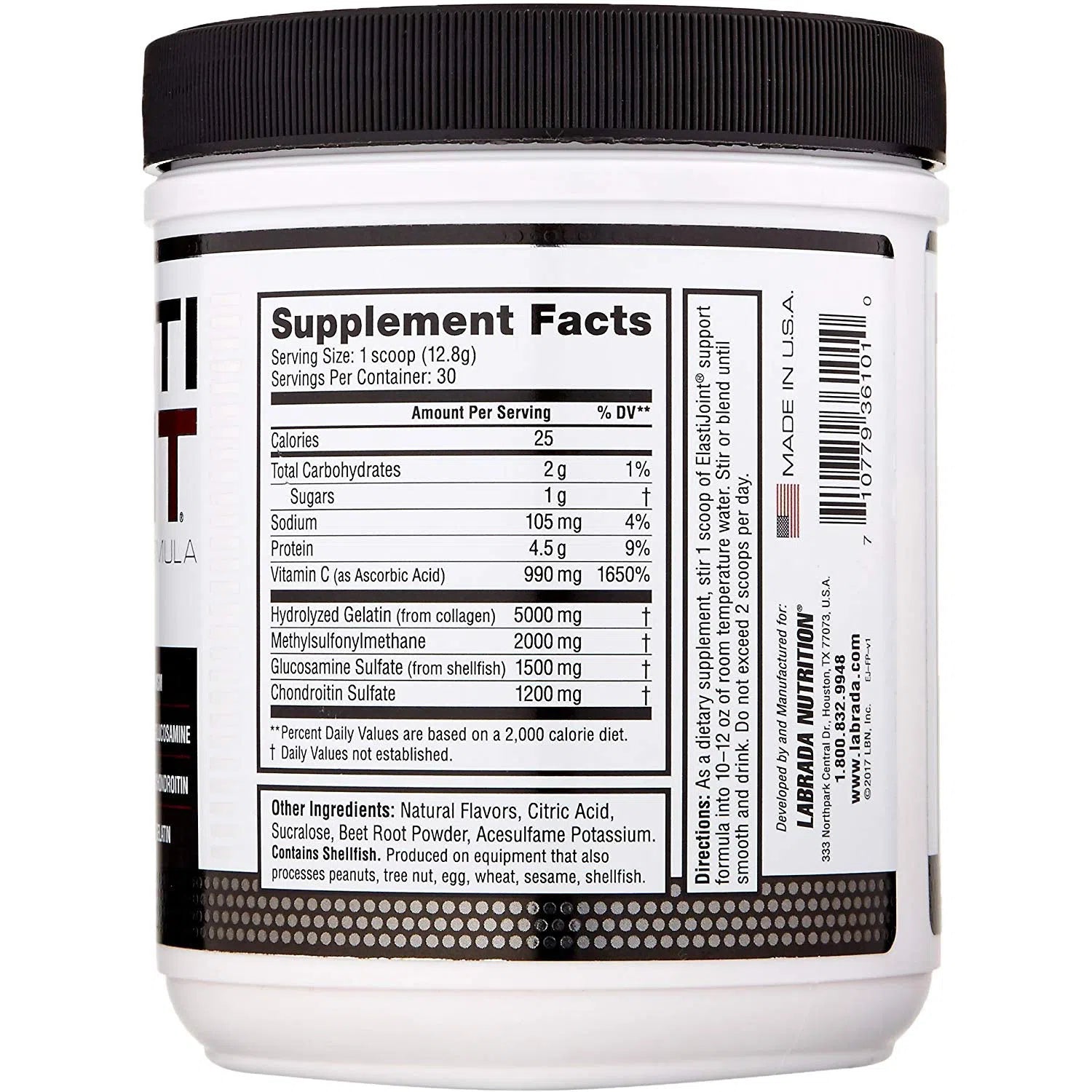 Labrada ElastiJoint - Advanced Joint Support Supplement for Pain Relief & Mobility | Ideal for Athletes, Fitness Enthusiasts & Active Adults