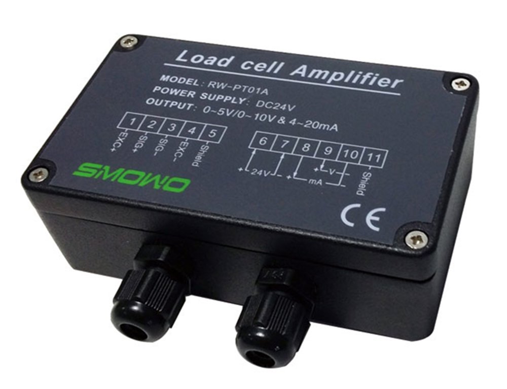 CGOLDENWALL RW-PT01A Full Bridge Precision Load Cell Sensor Amplifier Transmitter - Strain Gauge Transducer with 4-20mA Output for Industrial Weighing & Force Measurement Applications