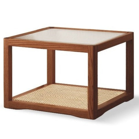 19.7x19.7x13.8 inch / 50x50x35сm / walnut color / small square table