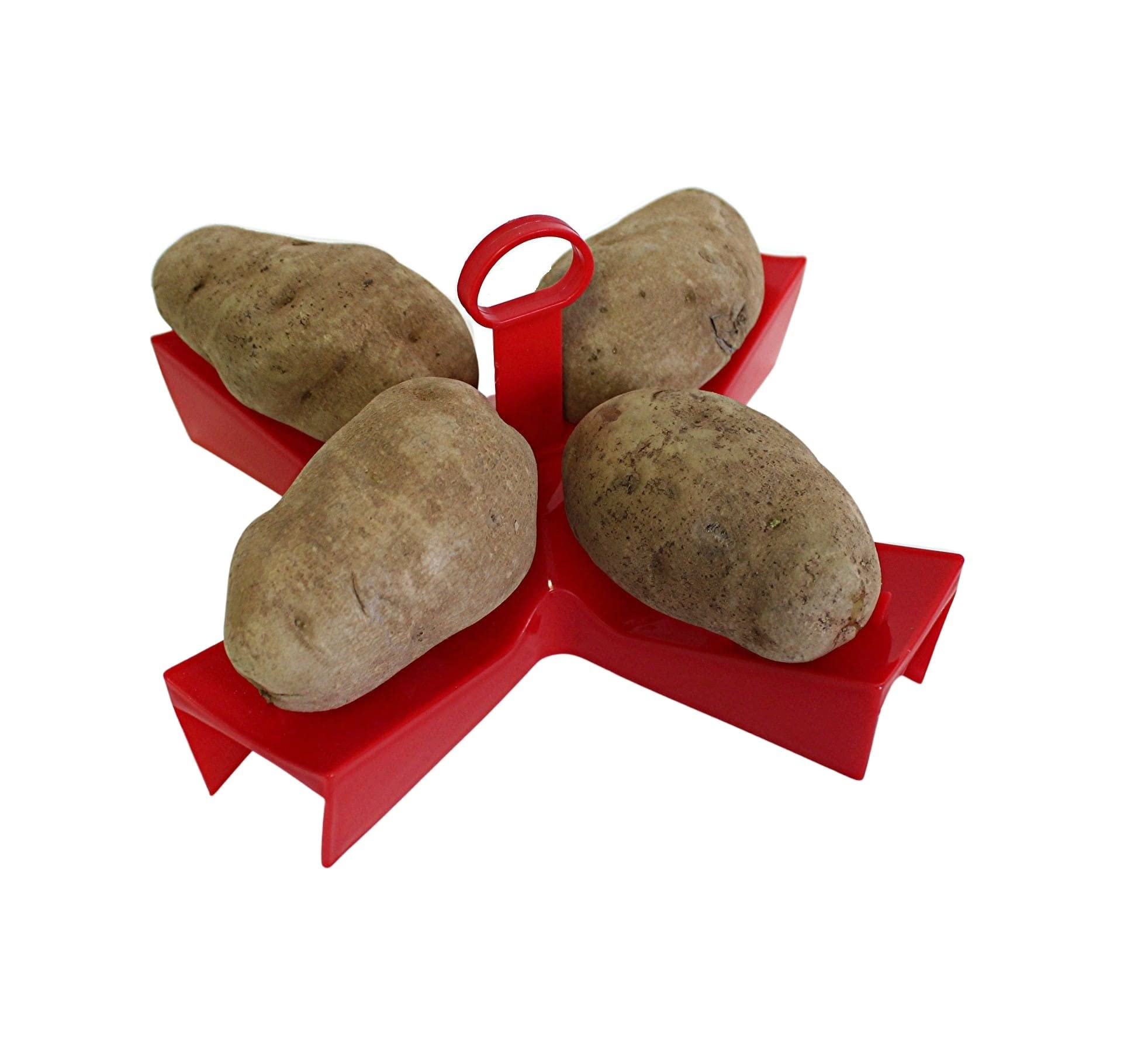 BPA-Free Microwave Potato Baker - Cook 4 Potatoes Fast in Minutes | Perfect for Quick Meals, Snacks & Family Dinners