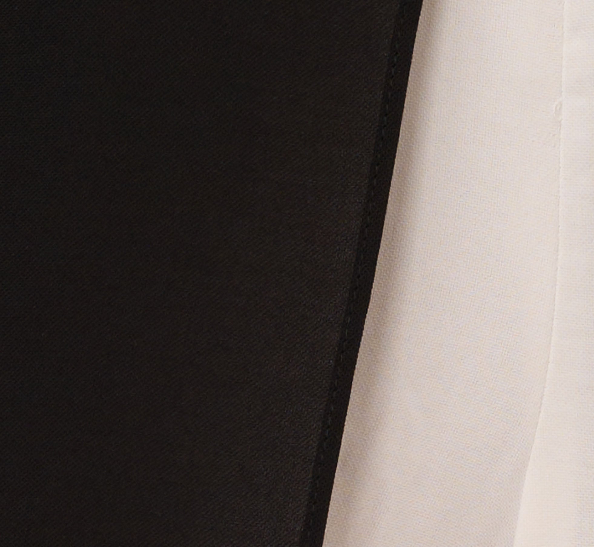 Stylish Black & Ivory Colorblock Jumpsuit with Skirt Overlay - Perfect for Casual Outings, Office Wear & Special Occasions