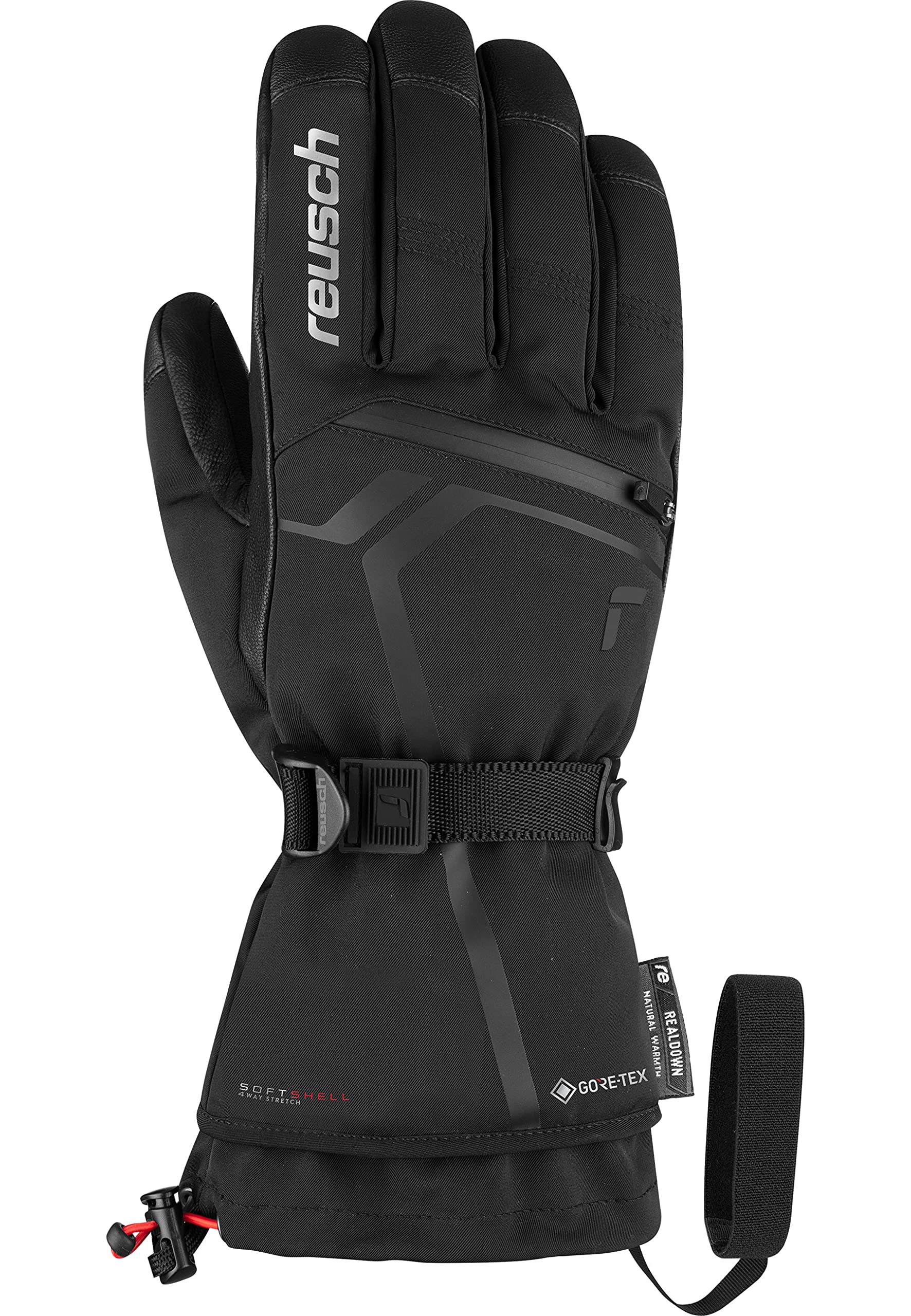 Reusch Down Spirit GTX Unisex Ski Gloves - Waterproof & Insulated for Winter Sports, Snowboarding & Cold Weather Activities