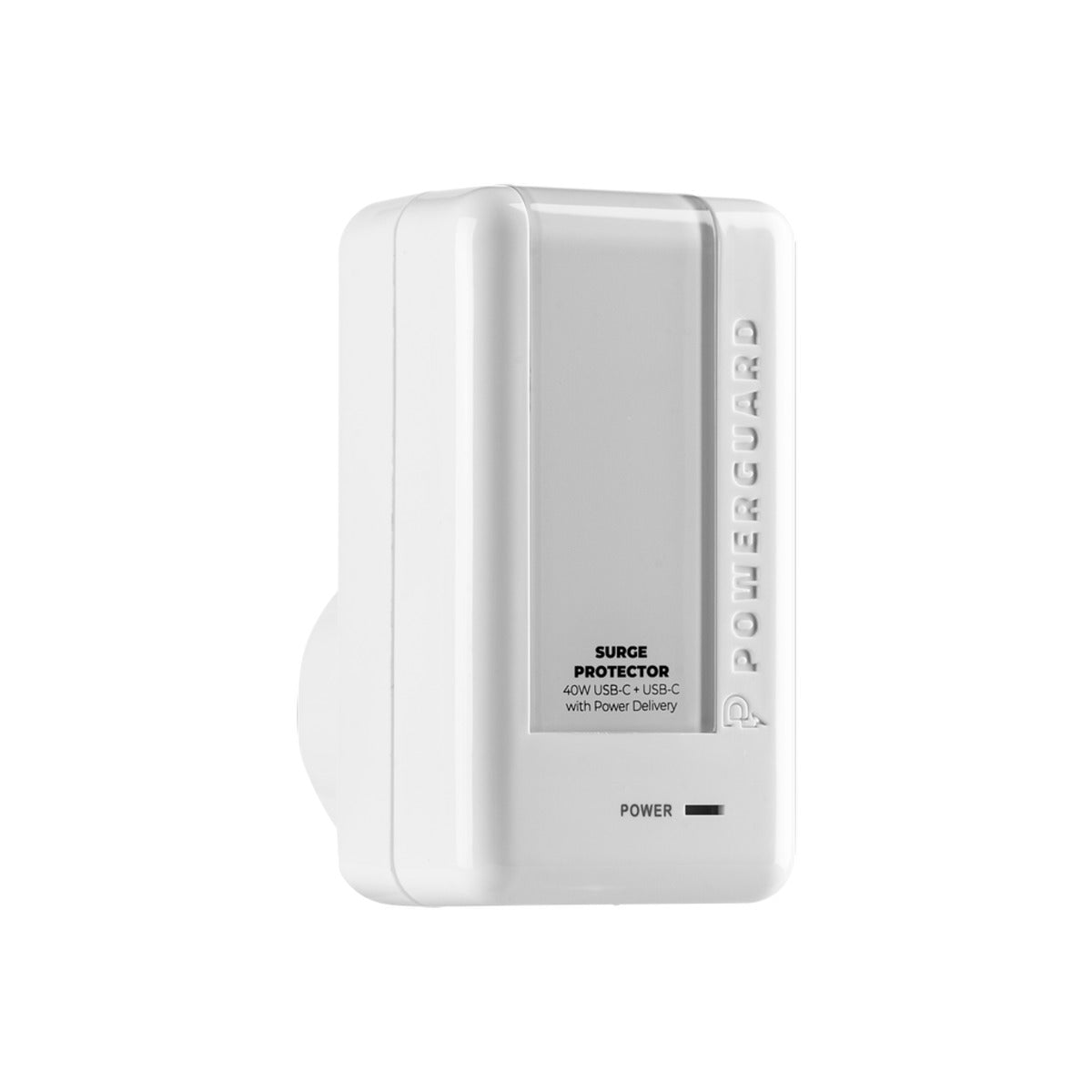3sixT PowerGuard 40W USB C Surge Protector with Dual USB C Ports - Fast Charging for Laptops, Smartphones & Tablets - Perfect for Home, Office & Travel Use