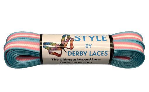 Derby Laces Pride Style 84 (84in/213cm) - Colorful Shoelaces for Dress Shoes, Boots & Oxfords - Perfect for Pride Events, Costumes & Fashion Statements