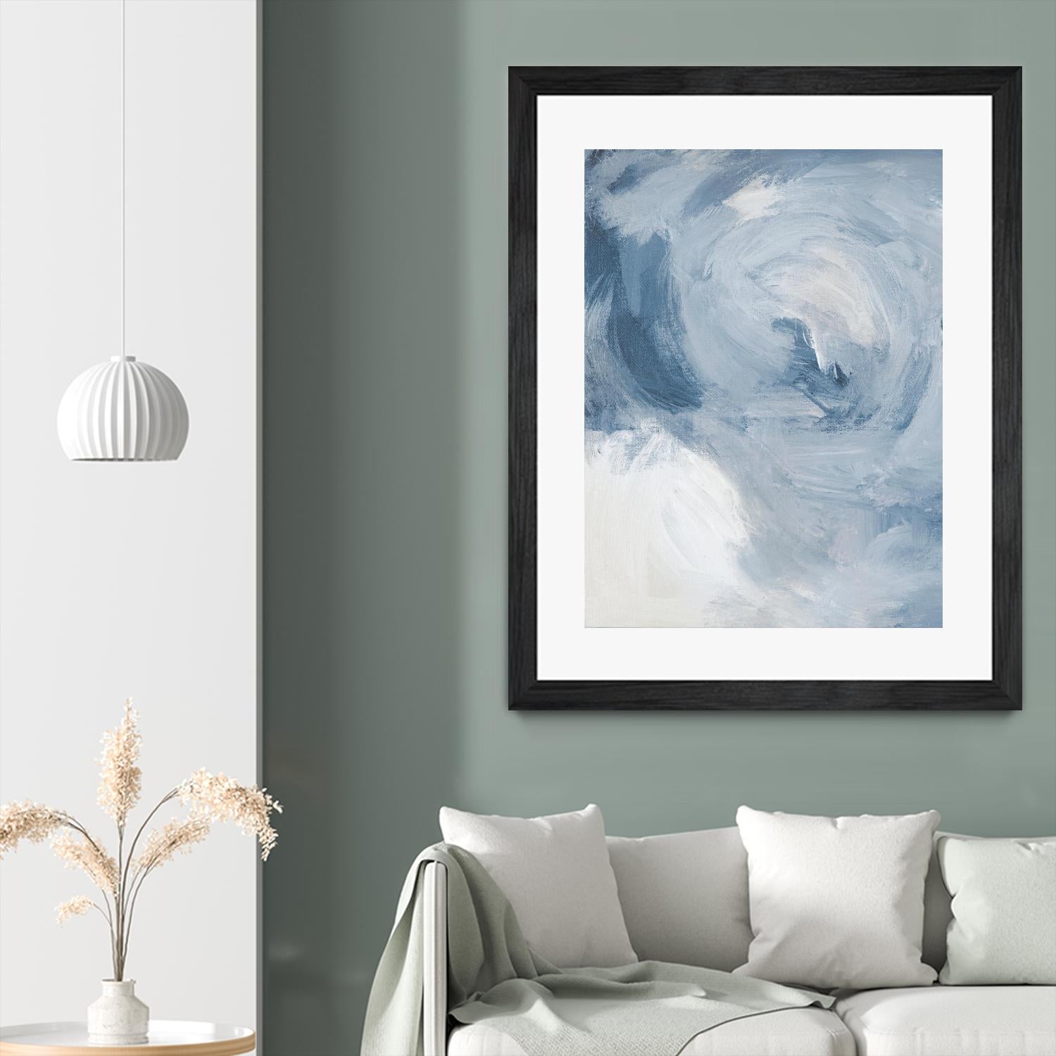 Blue Cloudy Dreams II - Stunning Wall Art for Home & Office Decor - Perfect for Living Rooms, Bedrooms & Workspaces