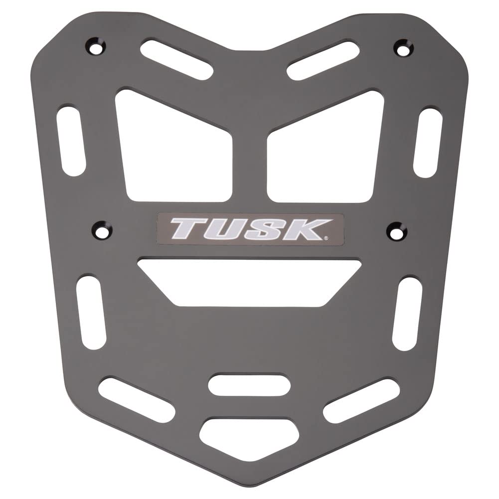 Tusk Top Rack - Heavy Duty Motorcycle Luggage Rack for Adventure & Touring Bikes | Perfect for Long Distance Travel & Off-Road Camping Gear Storage