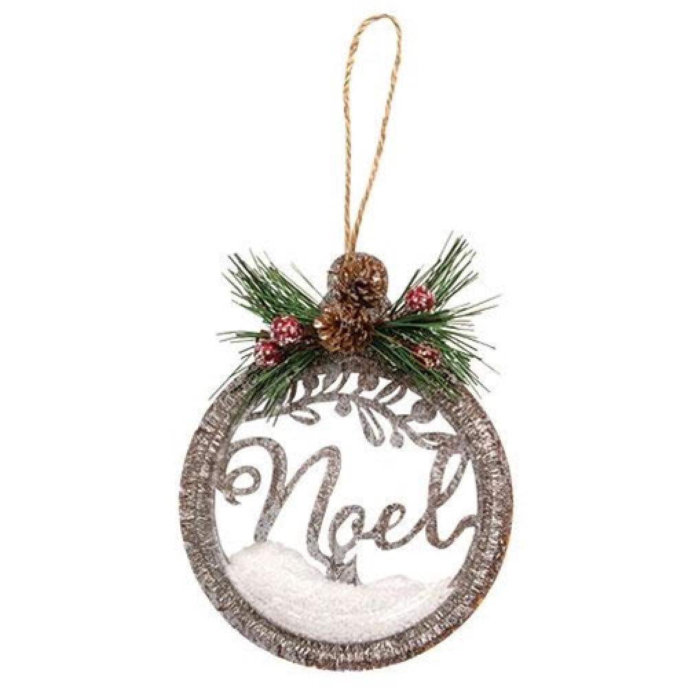 Noel Flurry Flake Ornament - Christmas Tree Decorations, Holiday Snowflake Hanging Decor for Xmas Party, Home & Office Festive Decorating