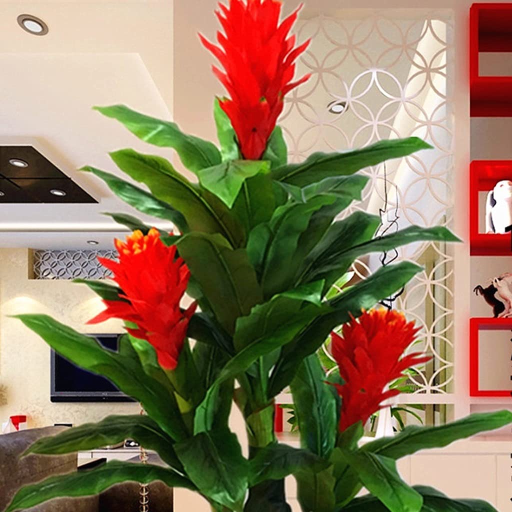 Modern Fake Potted Plants - Artificial Lucky Fortune Flowers Decor, Simple Faux Greenery for Home & Office, Living Room Simulation Tree Housewarming Gift (Set of 3) - Perfect for Home Decor, Wedding Centerpieces & Office Desk Plants