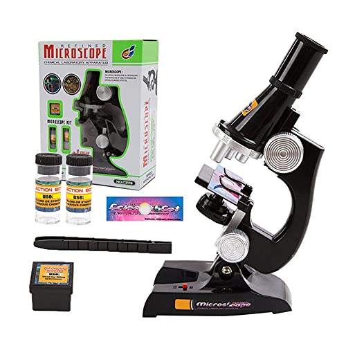 Xinsany Kids Microscope Science Kit with LED Light - Educational STEM Toy for Children, Junior Scientists & Classroom Labs | Perfect for Science Experiments, Homeschooling & Birthday Gifts