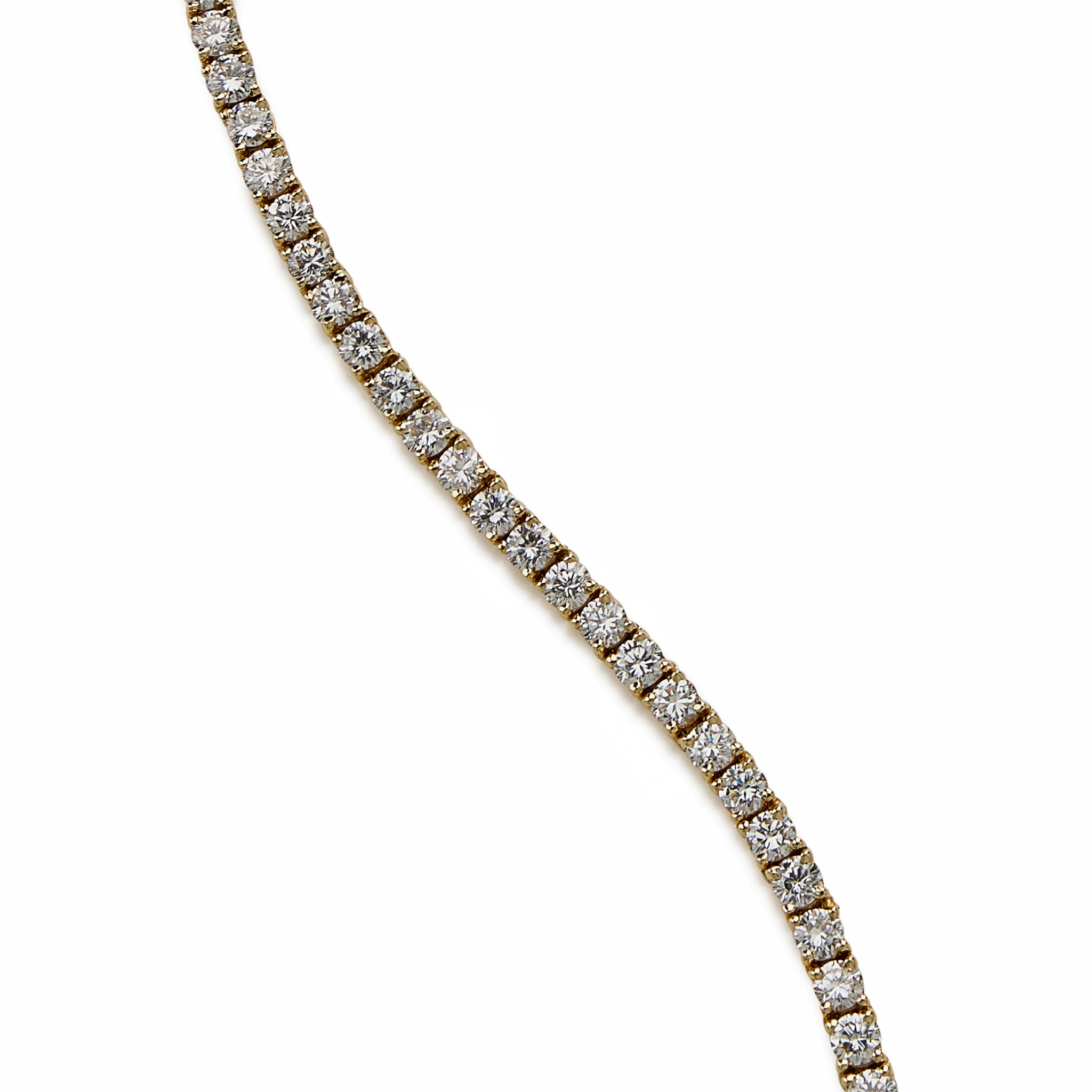 Van Cleef & Arpels Diamond Line Bracelet - 18K White Gold Luxury Tennis Bracelet for Women, Perfect for Weddings, Anniversaries & Special Occasions
